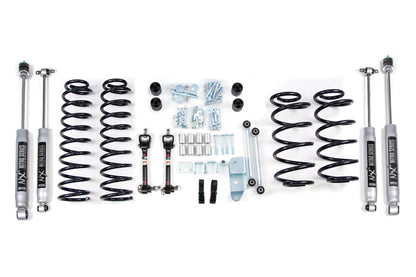 03-06 Jeep Wrangler (TJ) 4WD 3 Inch Suspension Lift Kit, 3 Inch Rear Lift, Coil Spring - Fox 2.0 IFP Performance Series Shocks BDS Suspension
