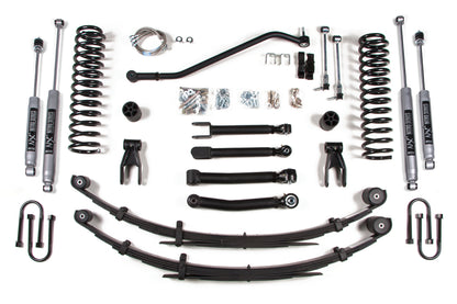 4.5 Inch Lift Kit Jeep Cherokee XJ 84-01 Chrysler 8.25 BDS Suspension