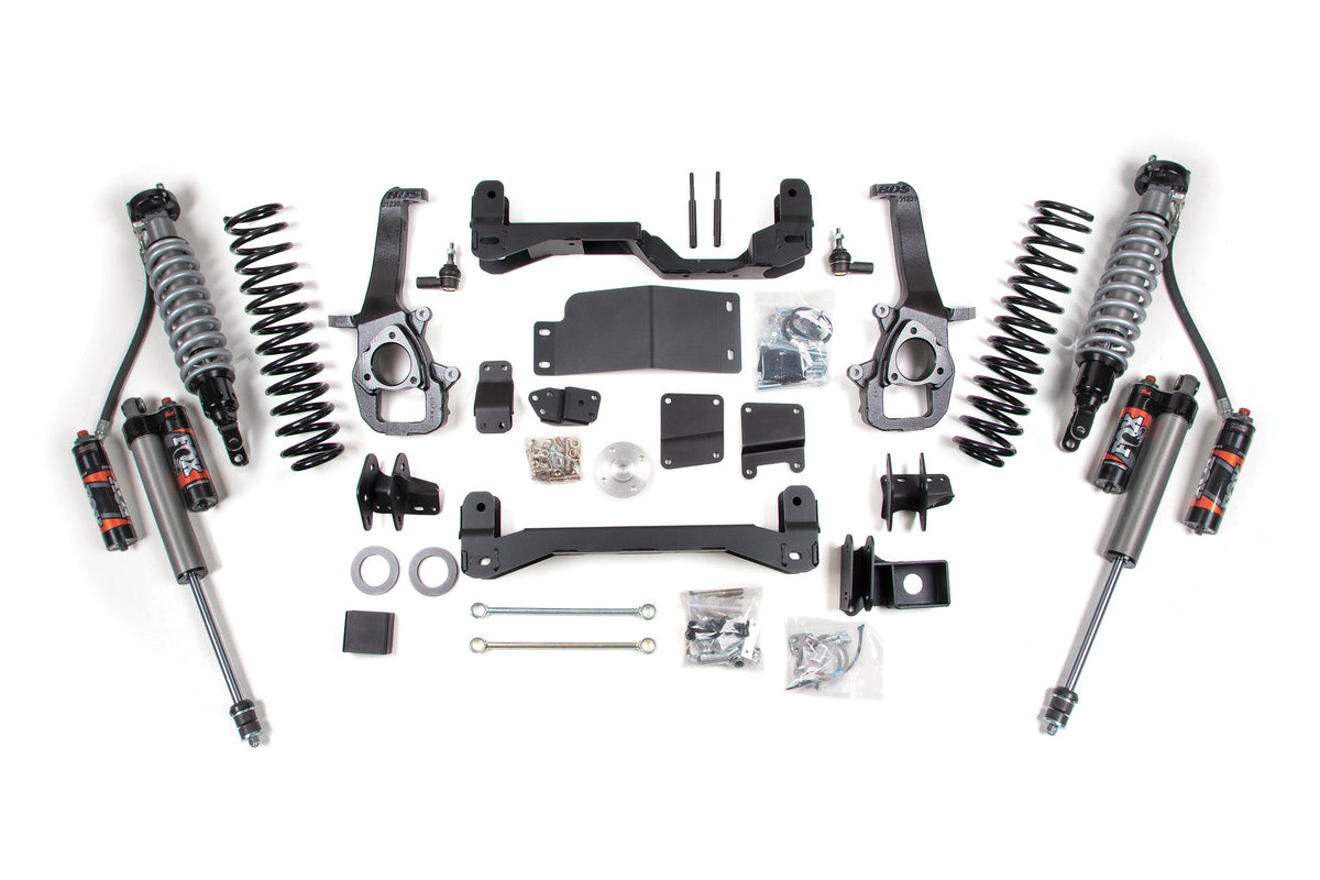 09-11 Ram 1500 6 Inch Suspension Lift Kit, 5 Inch Rear Lift, Coil Spring - Fox 2.5 Performance Elite Series C/O, Fox 2.0 IFP Performance Series Shocks BDS Suspension