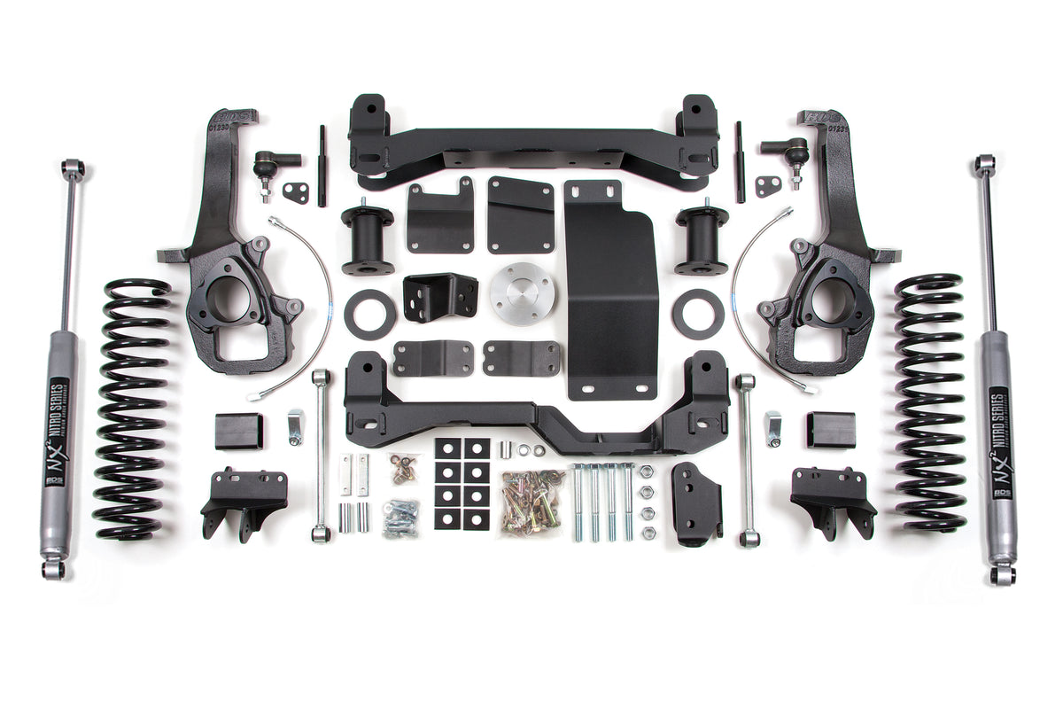 6 Inch Lift Kit Dodge Ram 1500 2012 4WD 3 Inch Coil Springs BDS Supsension