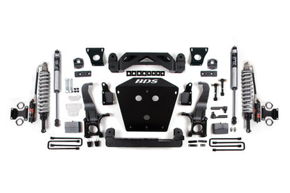 07-15 Toyota Tundra 5 Inch Suspension System, 3 Inch Rear Block - Fox 2.5 Performance Elite Series C/O, Fox 2.0 Performance Series Shocks BDS Suspension