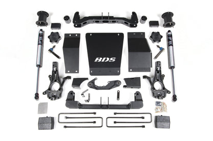 14-18 Chevrolet Silverado 1500 - GMC Sierra 1500 4WD 4.5 Inch Suspension Lift Kit (Aluminum / Stamped Steel), 3 Inch Rear Lift, Block, Fox 2.0 IFP Performance Series Shocks BDS Suspension