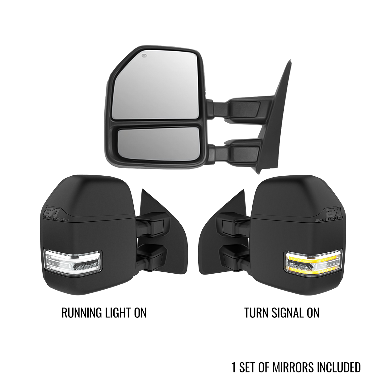 Ford F250/F350 Superduty 2023-2026 New Style Tow Mirrors