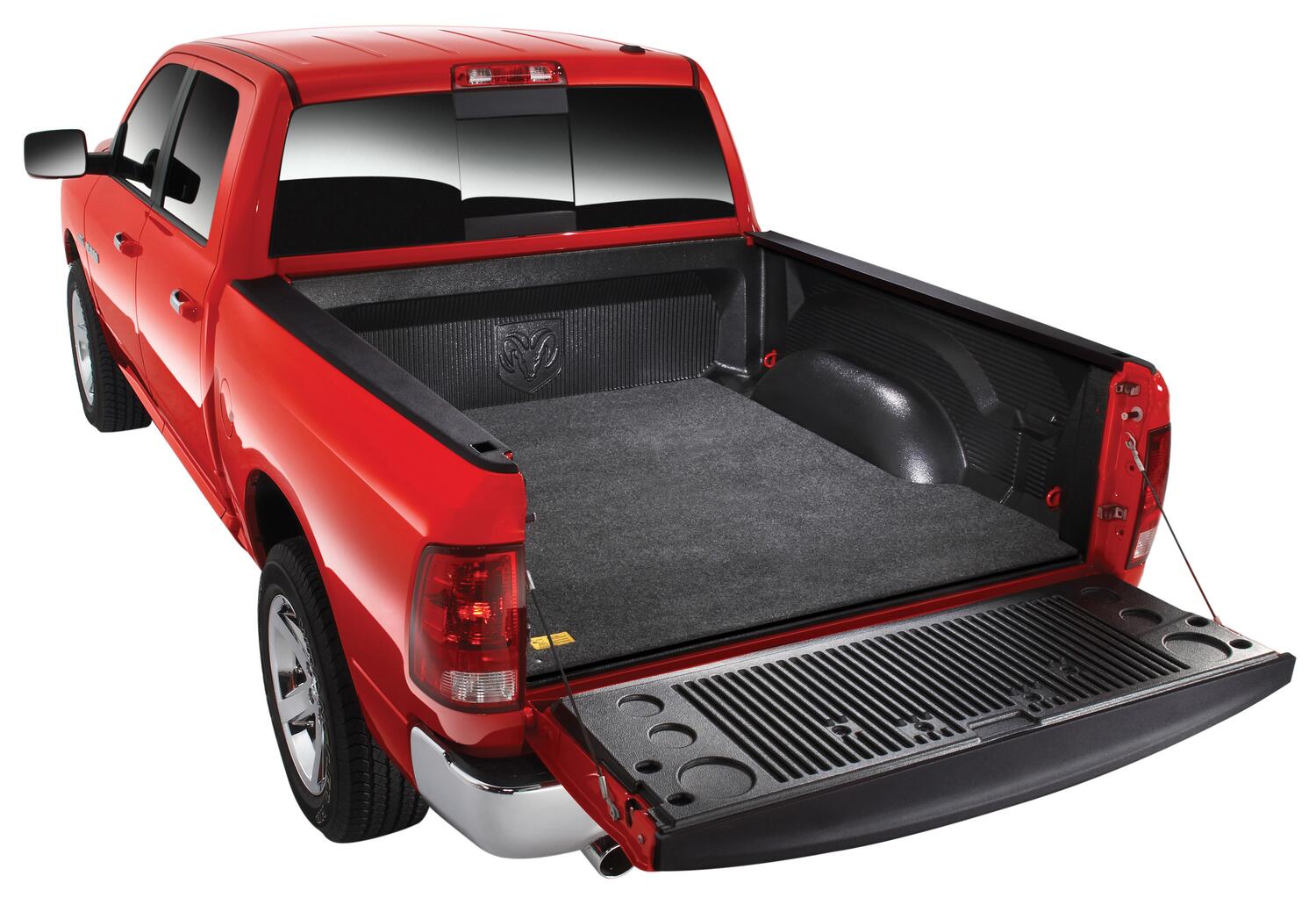 Bedmat For Drop-In 04-14 Ford F-150 6'6 inch Bed 1/2 Inch Thick Installs Over Existing Plastic Drop In Bed Liner Charcoal BedRug