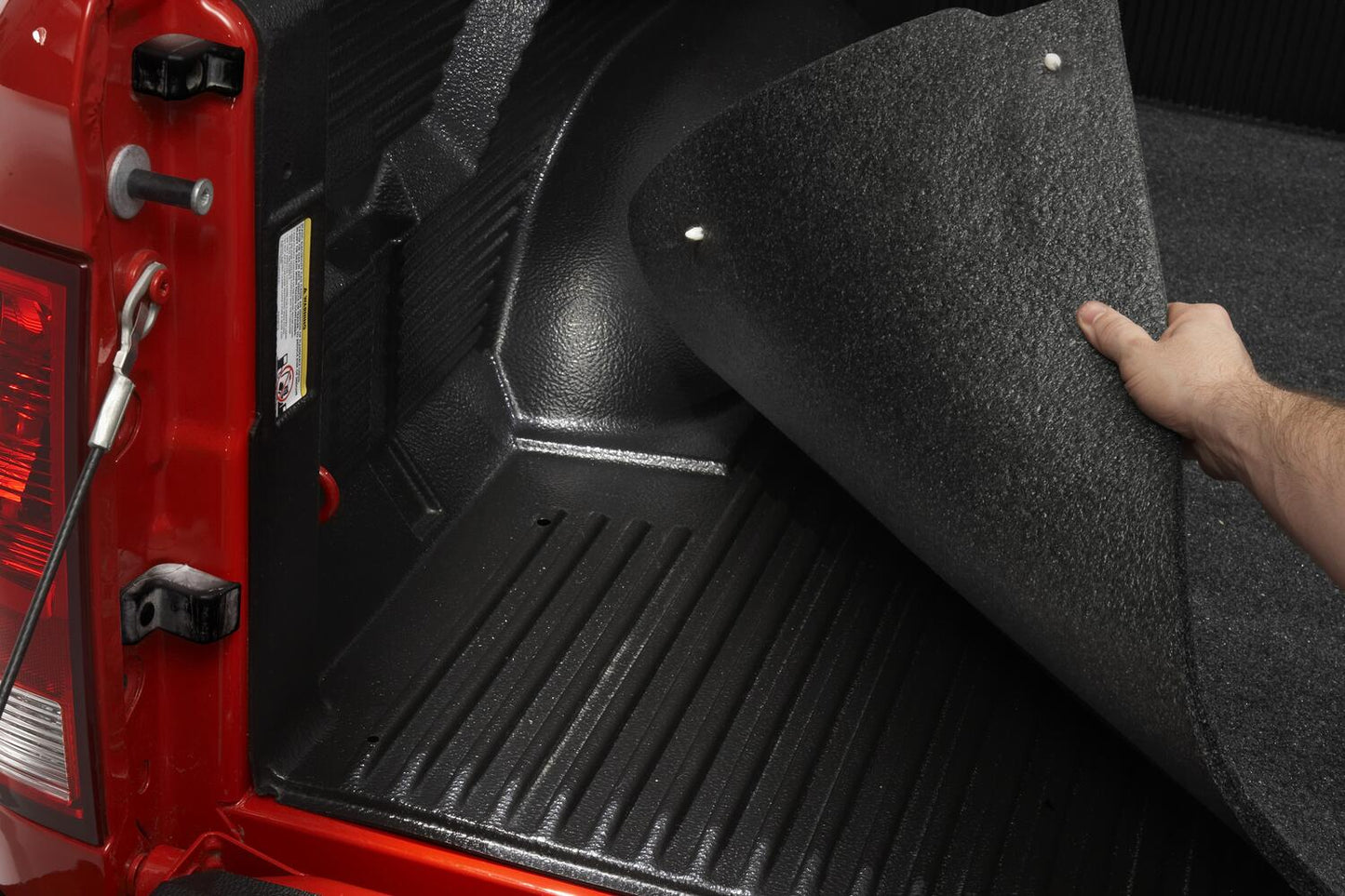 Bedmat For Drop-In 09-18 (19-23 Classic) Dodge Ram 5'7 inch W/O Rambox 1/2 Inch Thick Installs Over Existing Plastic Drop In Bed Liner w/o Bed Rail Storage Charcoal BedRug