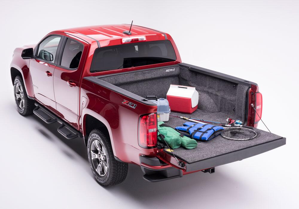 15-22 Colorado/Canyon Crew Cab 5' Bed Complete Truck Bed Liner 3/4 Inch Thick Floor 1/4 Inch Thick Side Walls Incl. Bulkhead And Tailgate Charcoal BedRug