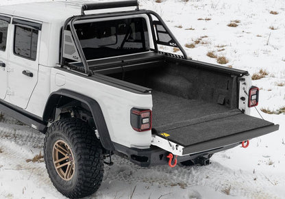 20+ Jeep Gladiator Complete Truck Bed Liner 3/4 Inch Thick Floor 1/4 Inch Thick Side Walls Incl. Bulkhead And Tailgate Charcoal BedRug