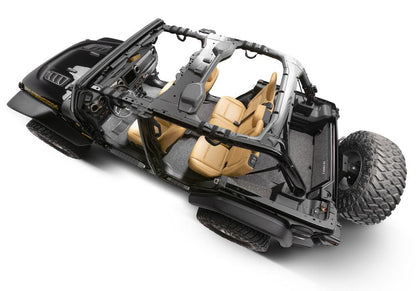 Jeep 18+ Jeep JL Floor Linger Kit 2 pc. Front Replaces Factory Carpet Kit Charcoal BedRug