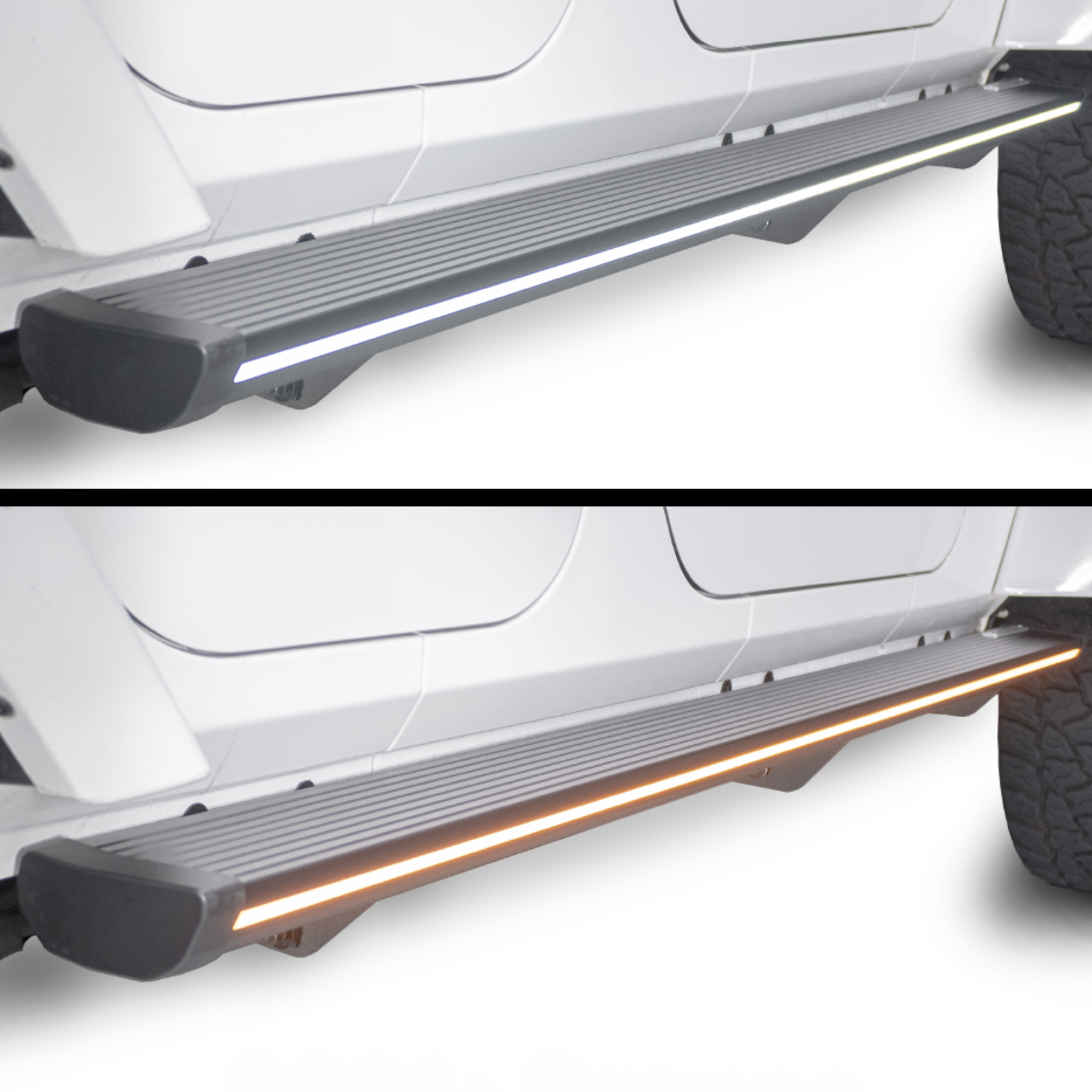 Lumastep M1 Light Up Running Boards | 2018-2026 Jeep Wrangler JLU