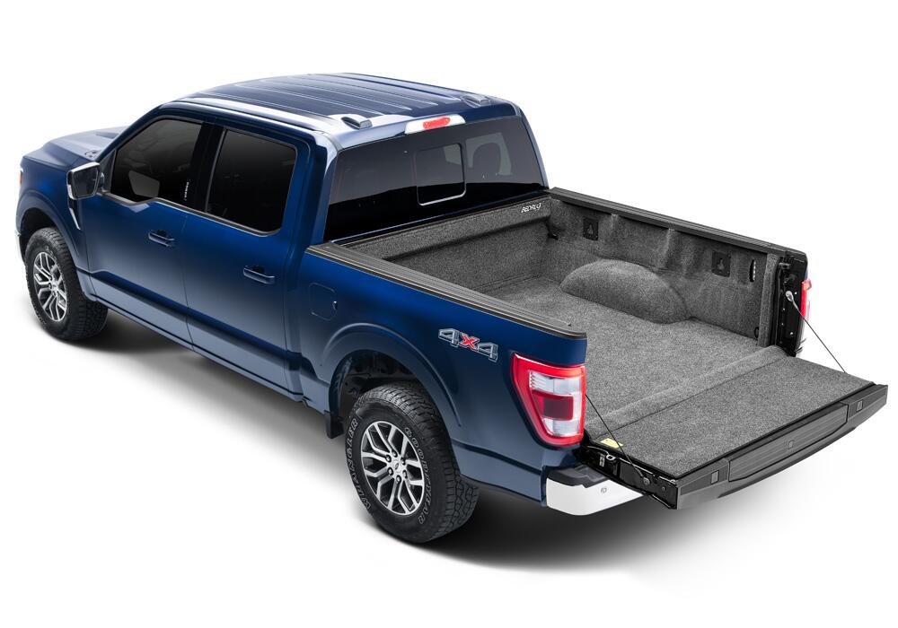15+ Ford F-150 6'7 inch Bed Complete Truck Bed Liner 3/4 Inch Thick Floor 1/4 Inch Thick Side Walls Incl. Bulkhead And Tailgate Charcoal BedRug