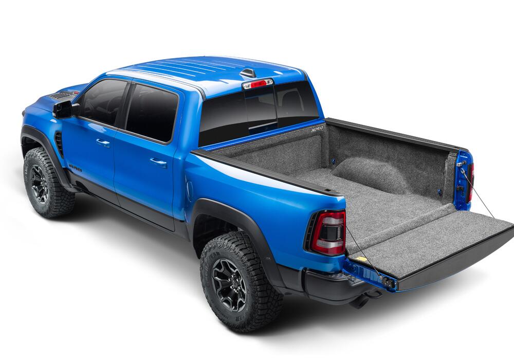 Truck Bed Liner 19+ (New Body Style) Dodge Ram 6'4 inch Bed W/Out Rambox W/Out Multifunction Tailgate Charcoal BedRug
