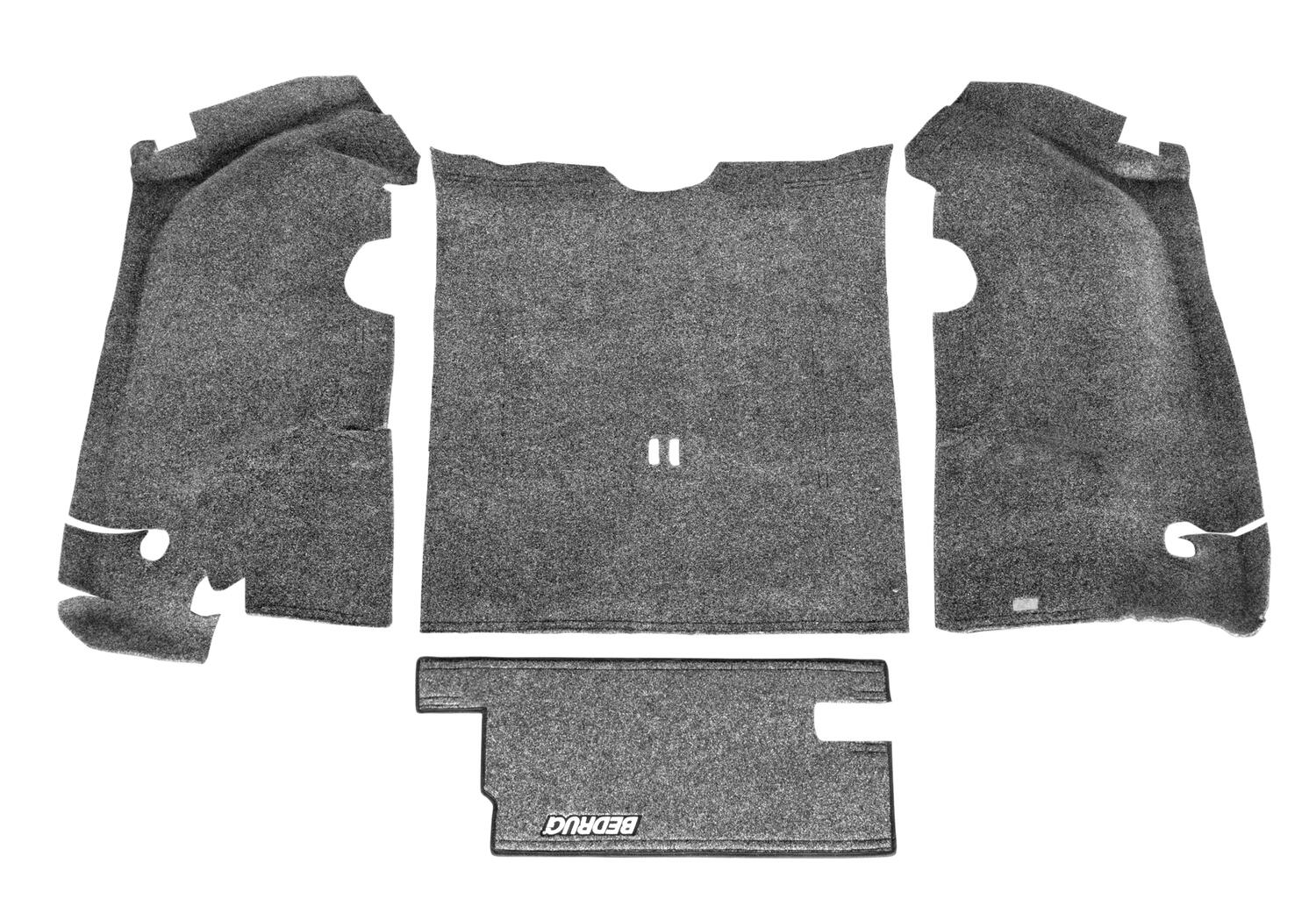 Jeep 97-06 Jeep TJ Rear Cargo Kit (Includes Tailgate) Cargo Kit 4 pc. Incl. Driver Left Hand Panel Passenger Right HandPanel Cargo Area Tailgate Replaces Factory Carpet Kit Charcoal BedRug