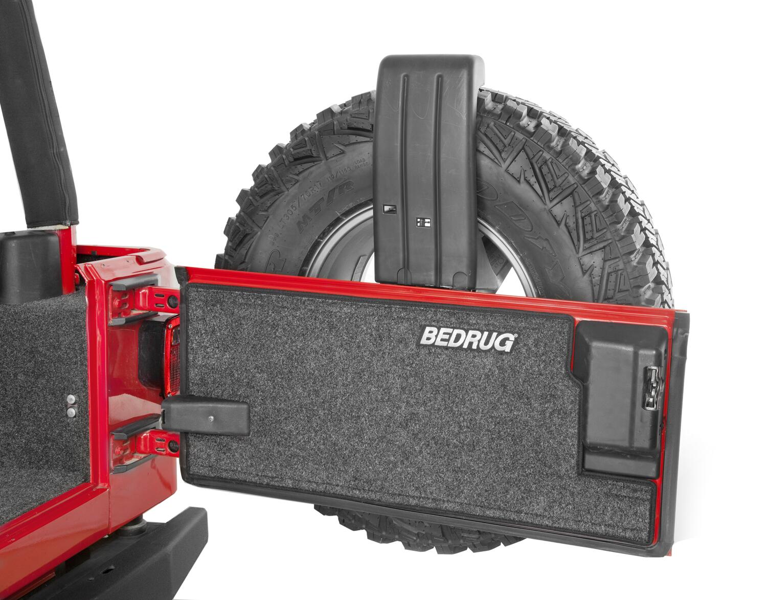 Jeep 97-06 Jeep TJ Rear Cargo Kit (Includes Tailgate) Cargo Kit 4 pc. Incl. Driver Left Hand Panel Passenger Right HandPanel Cargo Area Tailgate Replaces Factory Carpet Kit Charcoal BedRug
