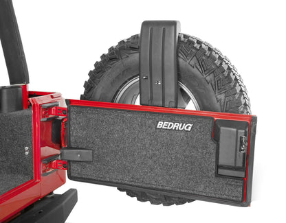 Jeep 97-06 Jeep TJ Rear Cargo Kit (Includes Tailgate) Cargo Kit 4 pc. Incl. Driver Left Hand Panel Passenger Right HandPanel Cargo Area Tailgate Replaces Factory Carpet Kit Charcoal BedRug