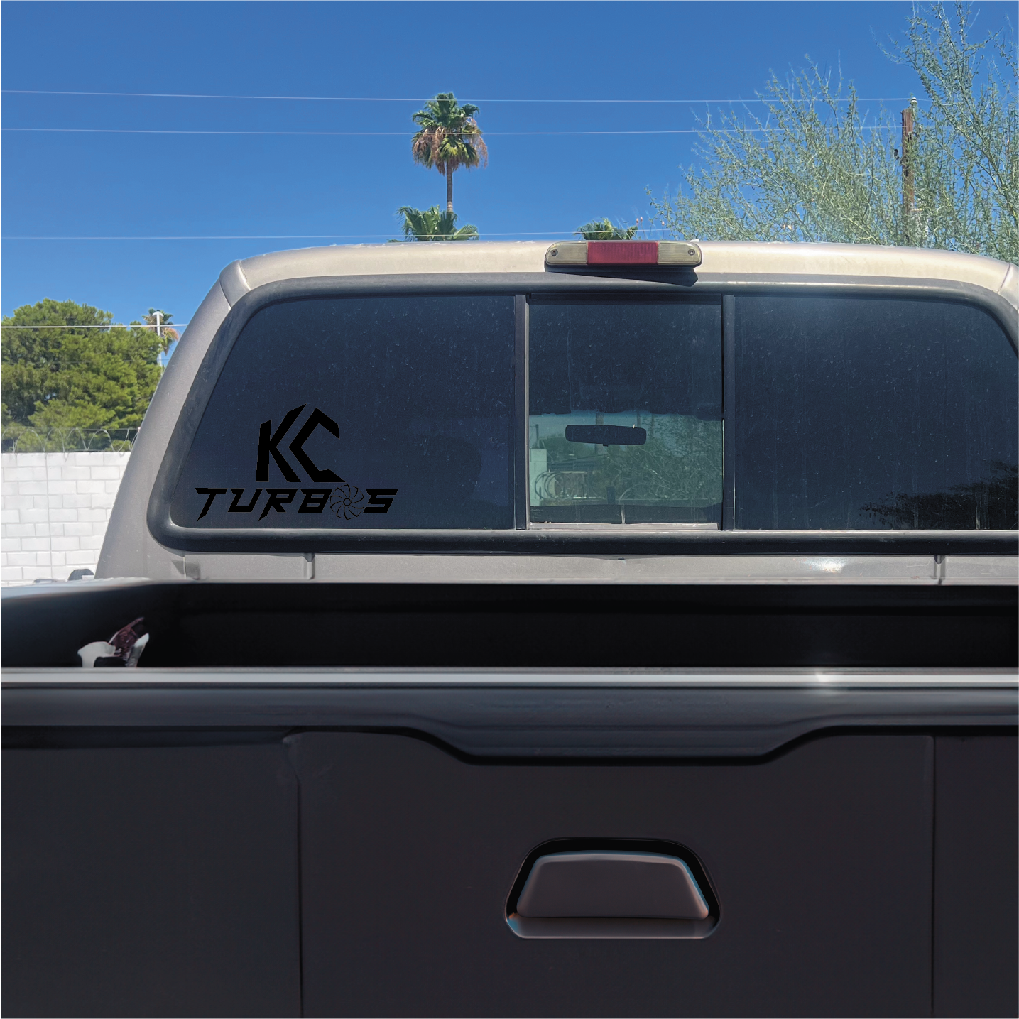 KC Turbos Original Logo - Vinyl Decal - view 3