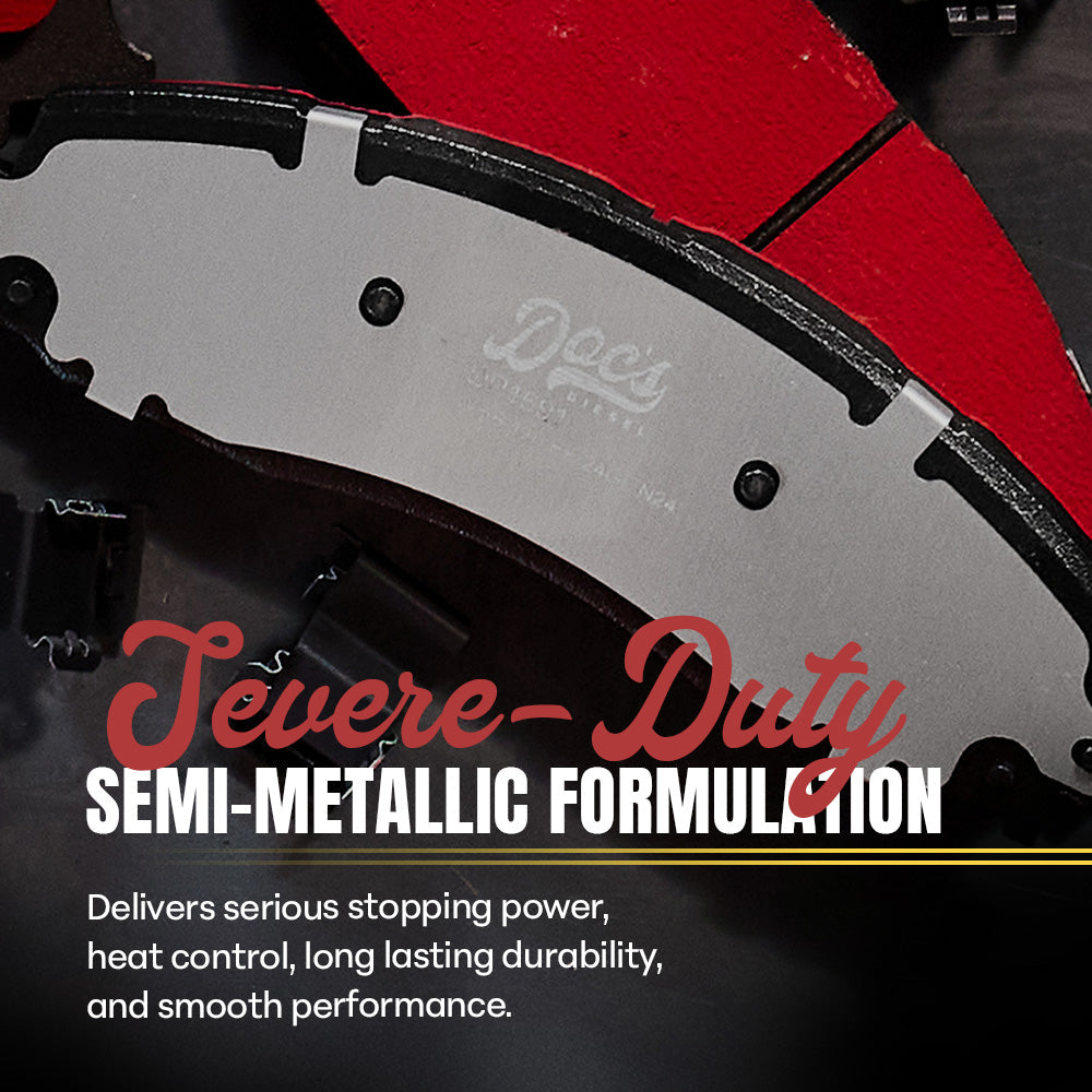 Doc's Diesel Dodge RAM 5.9L Cummins 2500/3500 Severe-Duty Front Brake Pads 2000-2001