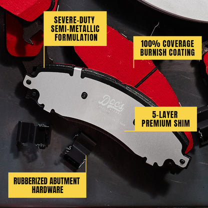 Doc's Diesel RAM 6.7L Cummins SRW/DRW Front and Rear Brake Pads and Rotors Kit 2009-2018