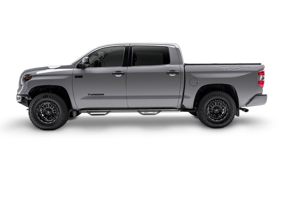 Nerf Step Bar Wheel-to-Wheel (2 Steps per Side) 2015-2019 Chevy Tahoe/GMC Yukon Gloss Black NFab