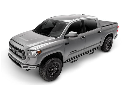 Nerf Step Bar Wheel-to-Wheel (2 Steps per Side) 2015-2019 Chevy Tahoe/GMC Yukon Gloss Black NFab