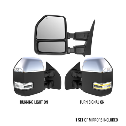 Ford F250/F350 Superduty 2023-2026 New Style Tow Mirrors
