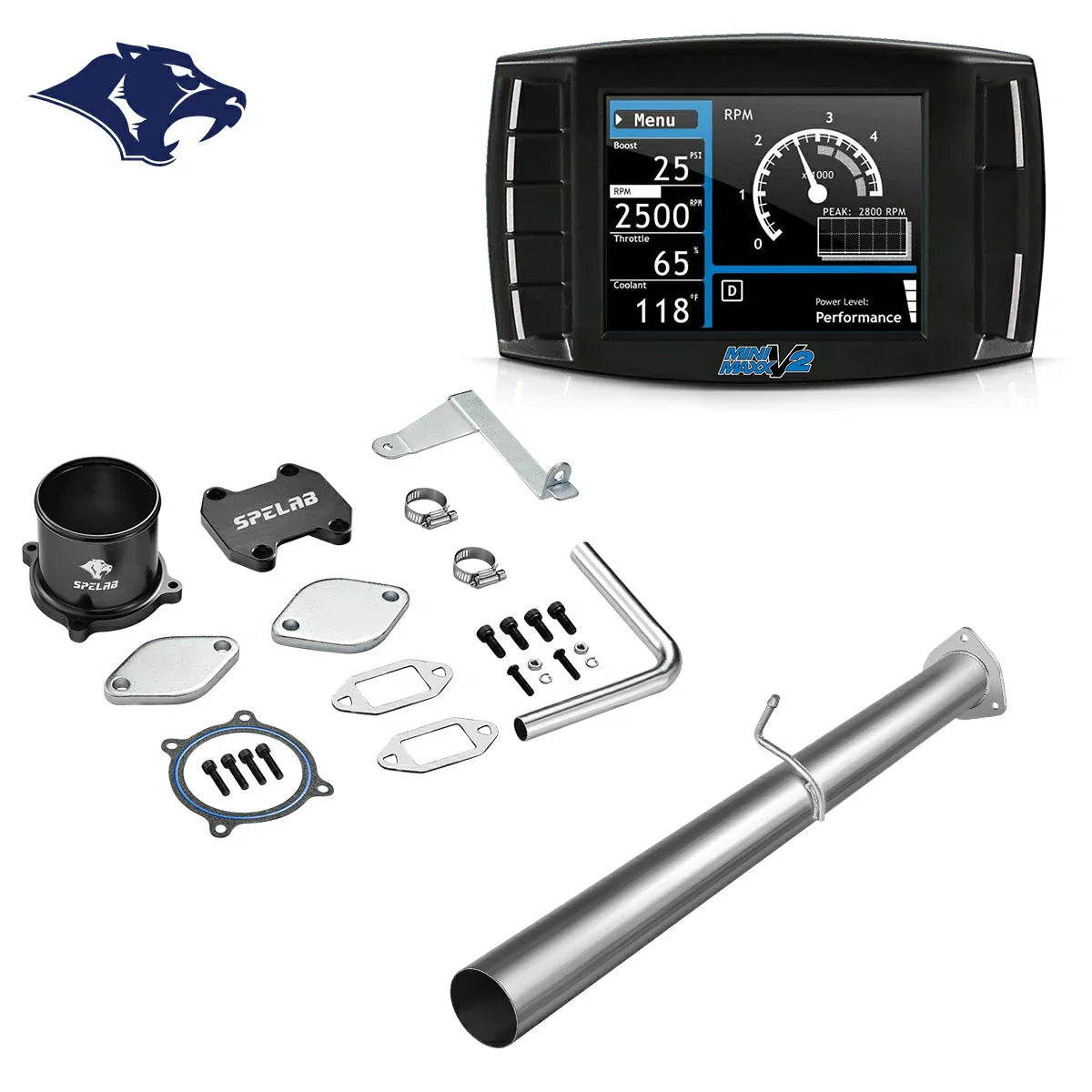 DPF/DEF/EGR Delete 2007.5-2009 Dodge Ram 2500 3500 6.7L Diesel All-in-One Kit |SPELAB