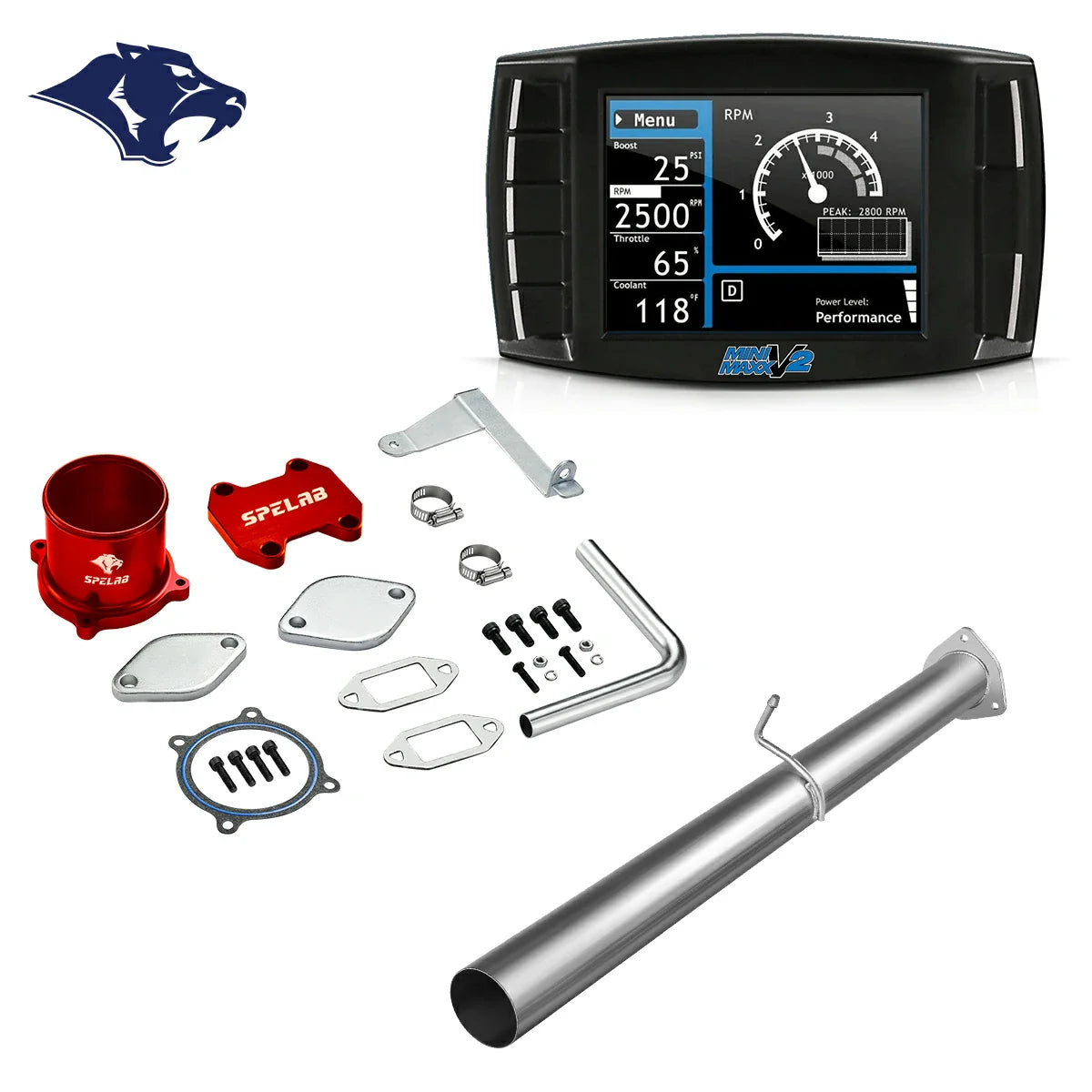 DPF/DEF/EGR Delete 2007.5-2009 Dodge Ram 2500 3500 6.7L Diesel All-in-One Kit |SPELAB