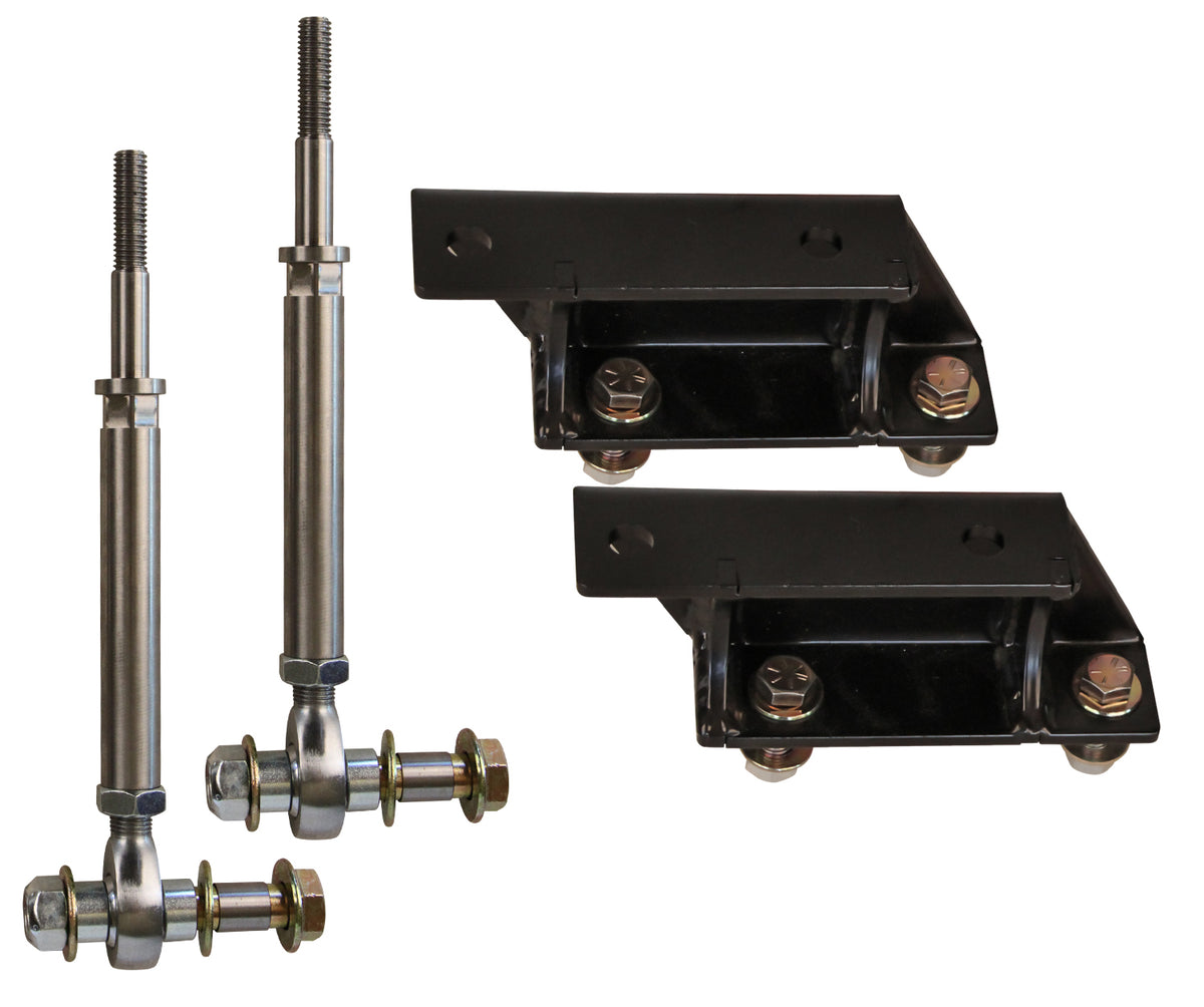 Adjustable 10mm Extended Links/Brackets 03-12 RAM 2500/3500 4x4 6 Lift Carli Suspension