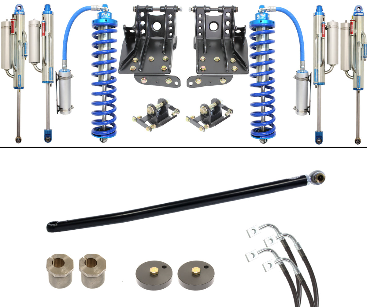 Coilover 2.5 Bypass System Base 4.5 Lift 2005-07 Ford F250/F350 Carli Suspension