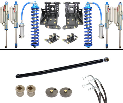 Coilover 2.5 Bypass System Base 4.5 Lift 2005-07 Ford F250/F350 Carli Suspension