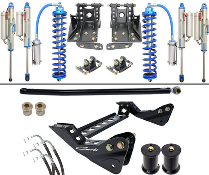 Tuned 2.5 Coilover/Bypass Package 4.5 Lift 2011-16 Ford F250/F350 4x4 Carli Suspension