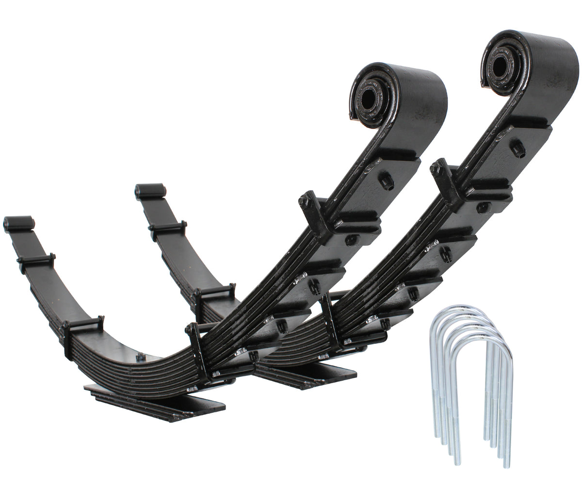 Front Leaf Spring Kit 2008-10 Ford F250/F350 44 3 Lift w/4.5 System Carli Suspension
