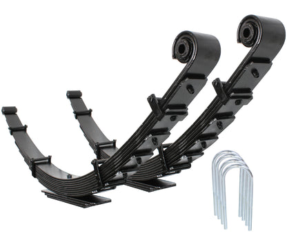 Front Leaf Spring Kit 2008-10 Ford F250/F350 44 3 Lift w/4.5 System Carli Suspension