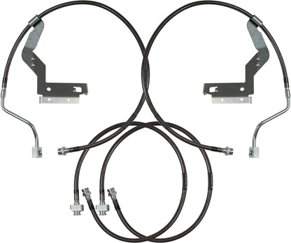 Hardware Braided Brake Lines 4.5 Inch Carli Suspension