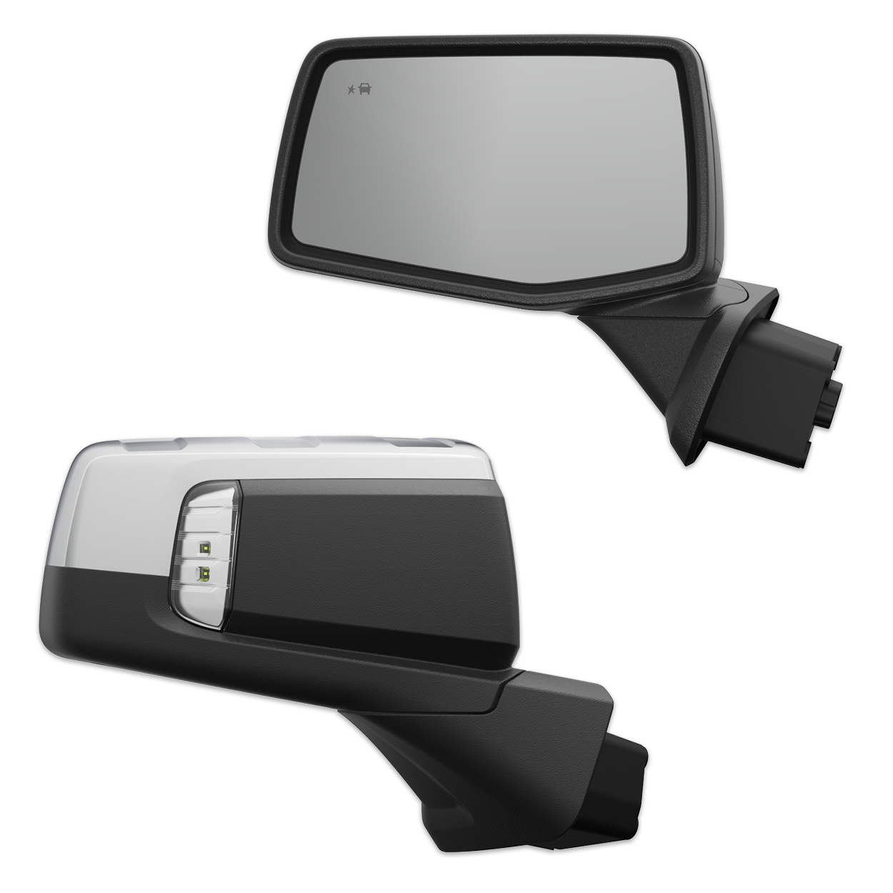 2019-2026 Chevy Silverado 1500 Power Folding Small Sport Mirrors