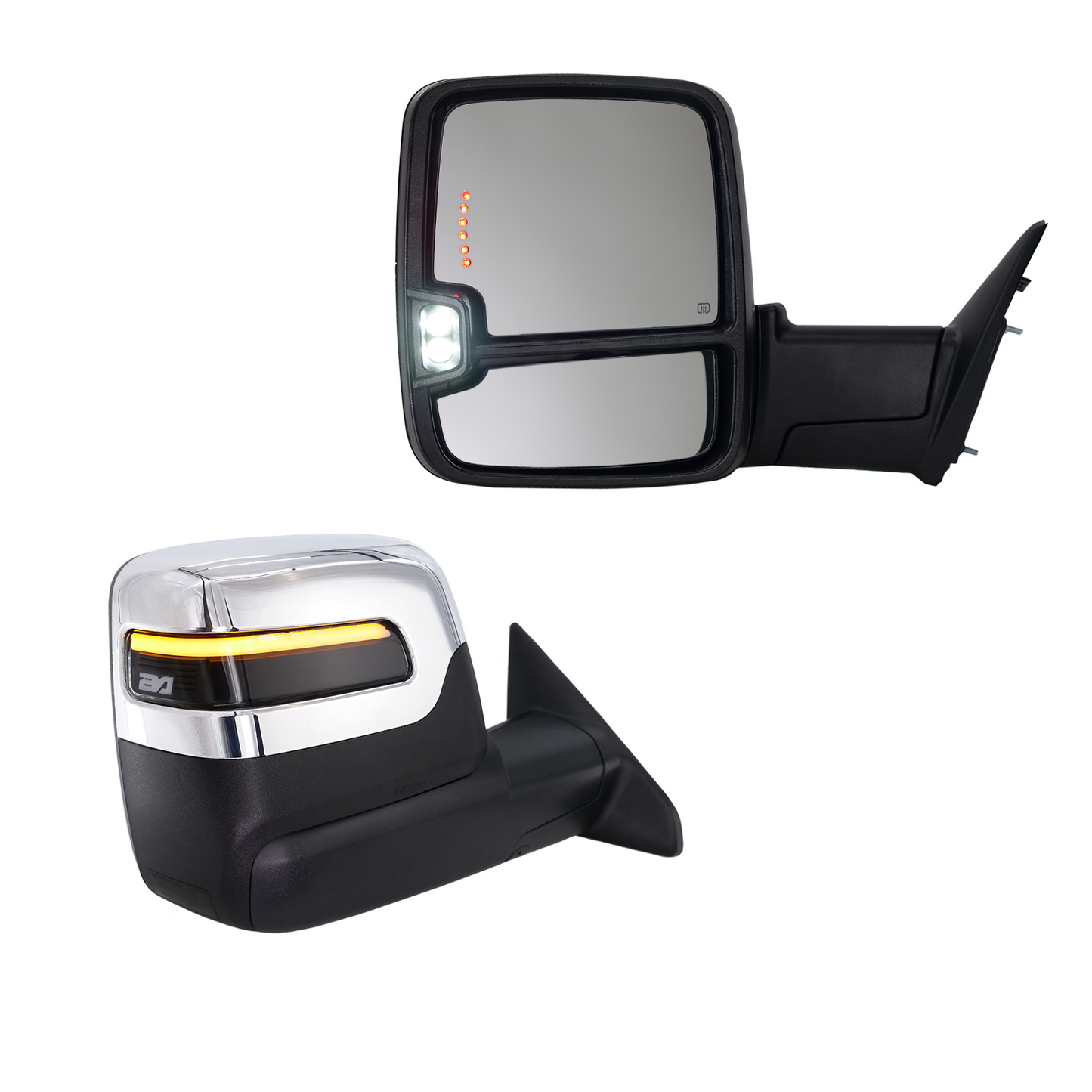 2023+ Style Ram Tow Mirrors | 2019-2022 Dodge Ram 2500/3500