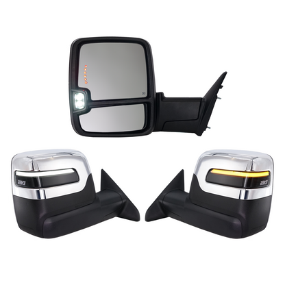 2023+ Style Ram Tow Mirrors | 2019-2022 Dodge Ram 2500/3500