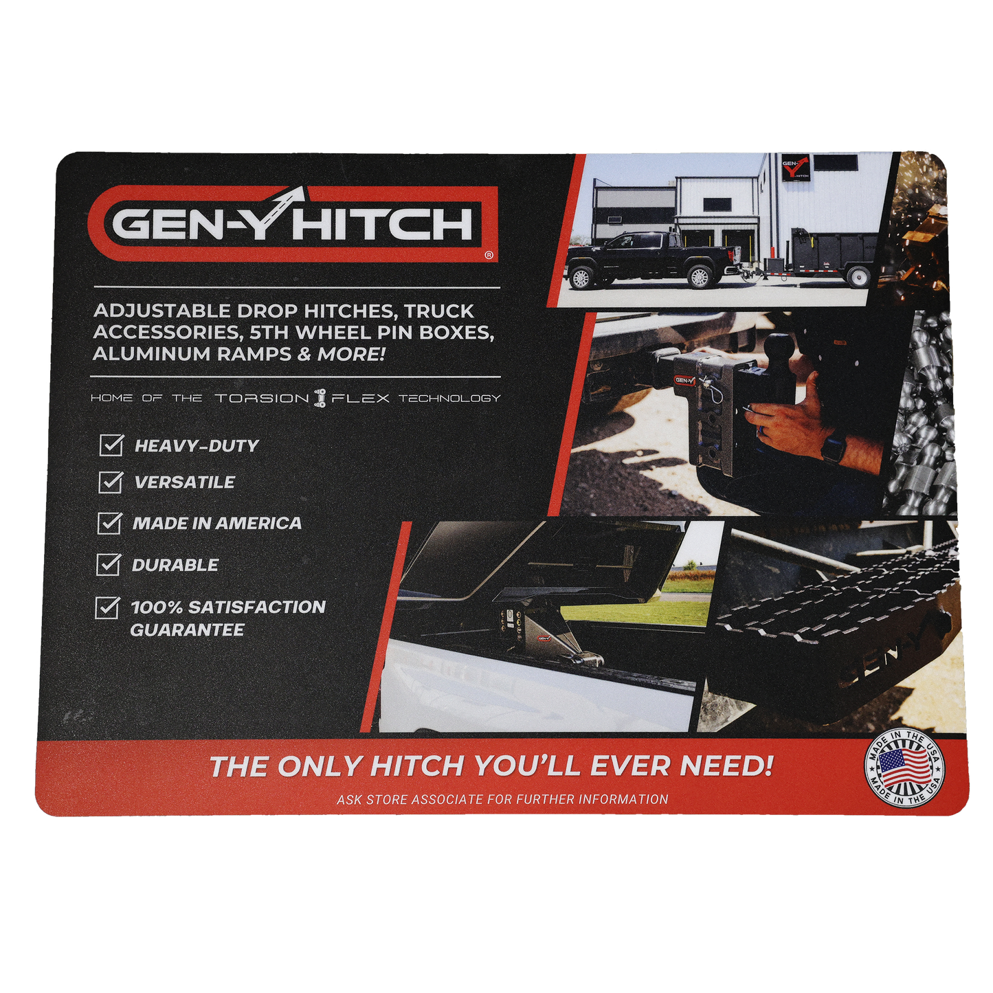 GEN-Y Hitch Counter Mat - 19" x 14"
