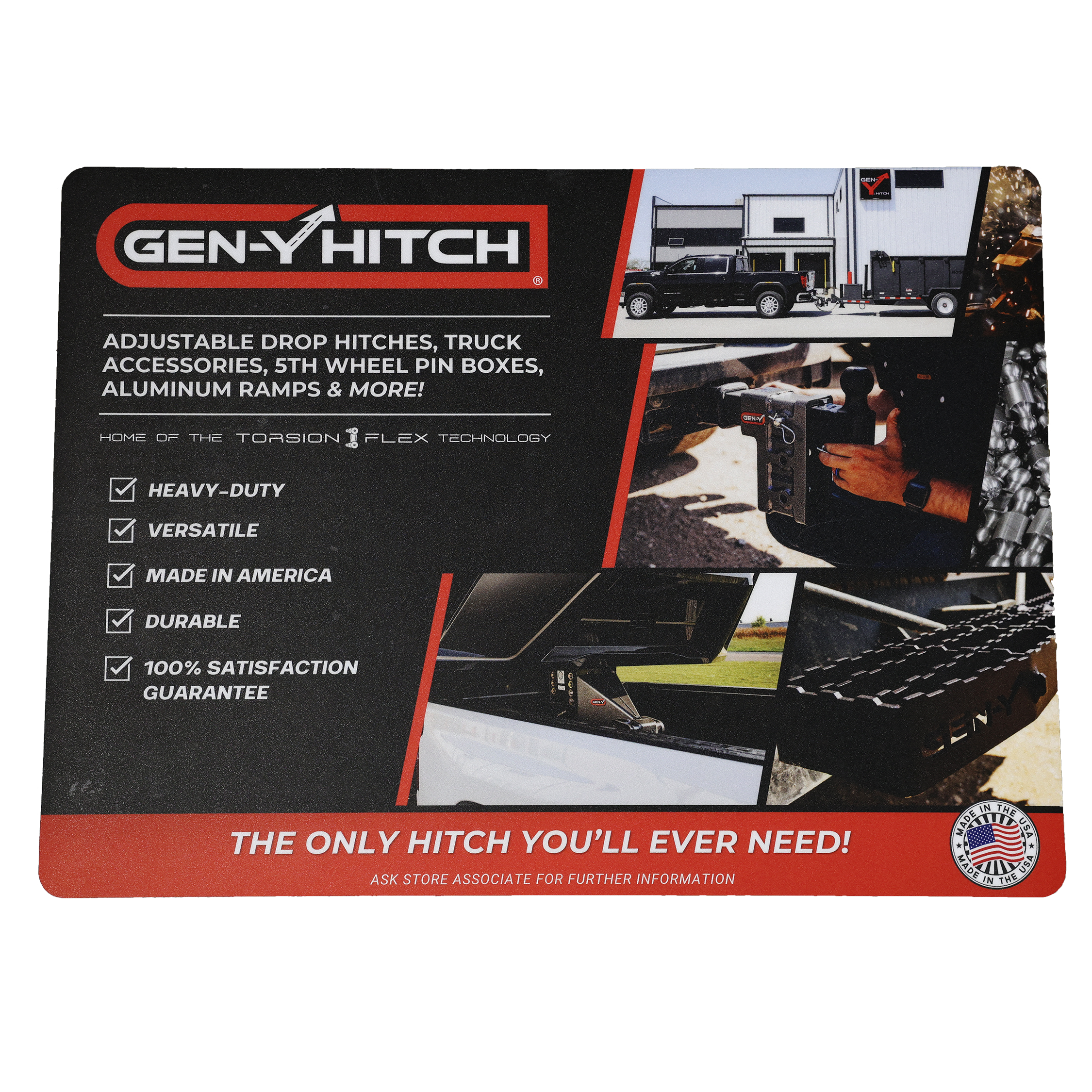 GEN-Y Hitch Counter Mat - 19" x 14"