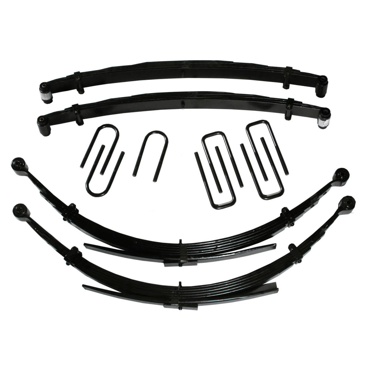 Lift Kit 1 Inch Front/0.5 Inch Rear Lift 89-91 Dodge W250/W350 Includes Front/Rear Leaf Springs Front/Rear U Bolt Kits Front/Rear Bushing Kit Skyjacker