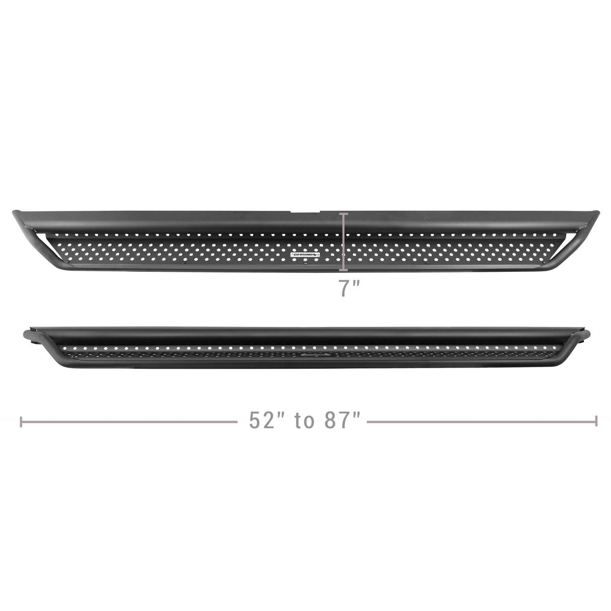 Dominator Xtreme D1 SideSteps With Mounting Bracket Kit Textured Black 2021-2026 Ford Bronco Sport Go Rhino