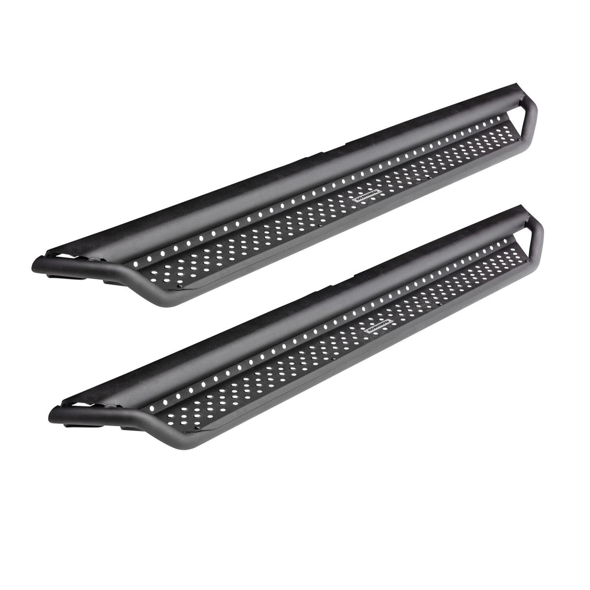 Dominator Xtreme D1 SideSteps With Mounting Bracket Kit Textured Black 2021-2025 Ford Bronco 2 Door Go Rhino