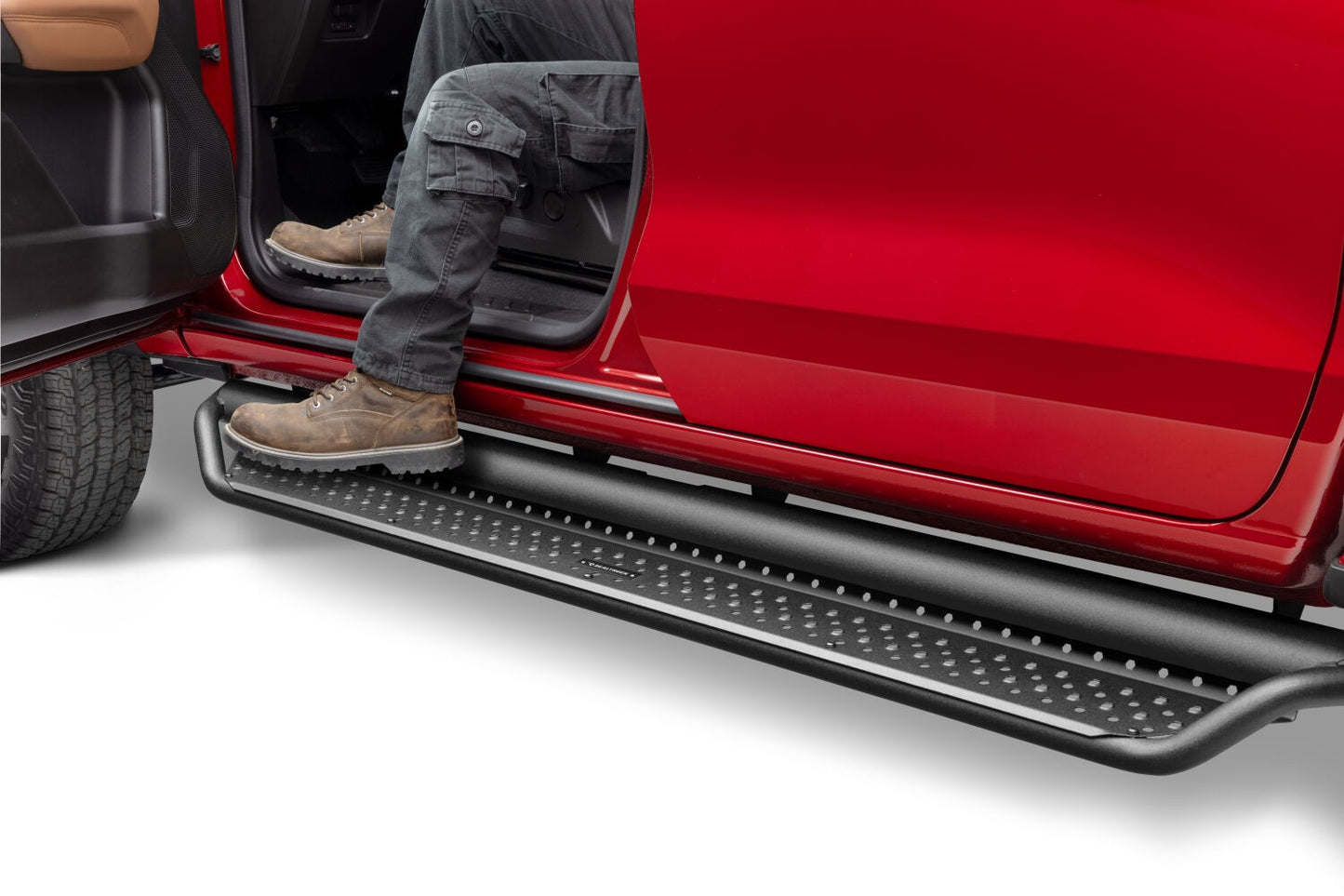 Dominator Xtreme D1 SideSteps With Mounting Bracket Kit Textured Black 2015-2026 Colorado/Canyon Go Rhino