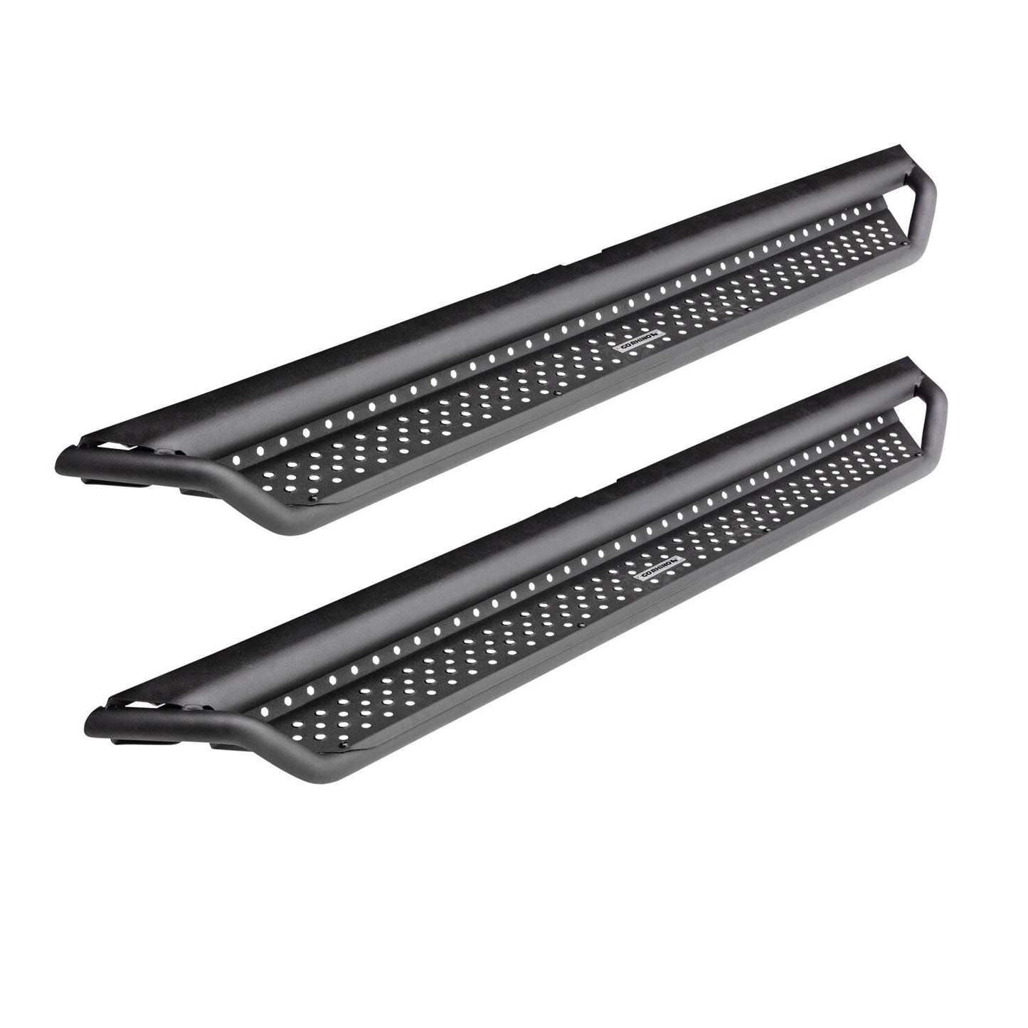 Dominator Xtreme D1 SideSteps With Mounting Bracket Kit Textured Black 2019-2026 Ram 1500 Go Rhino