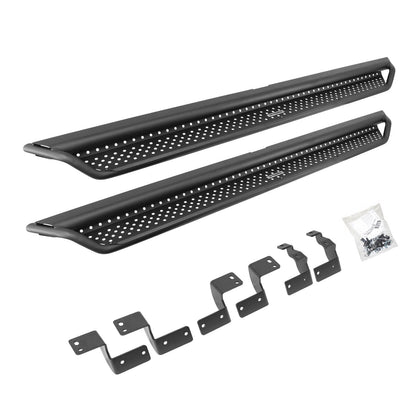 Dominator Xtreme D1 SideSteps W/ Bracket Kit Textured Black 2025-2026 Toyota 4Runner Go Rhino