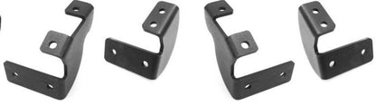 Dominator Xtreme D1 SideSteps With Mounting Bracket Kit Textured Black 2005-2023 Toyota Tacoma Go Rhino