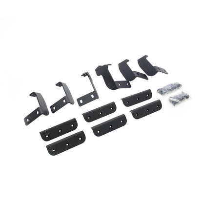 Dominator Xtreme D1 SideSteps With Mounting Bracket Kit Textured Black 2022-2026 Toyota Tundra Go Rhino