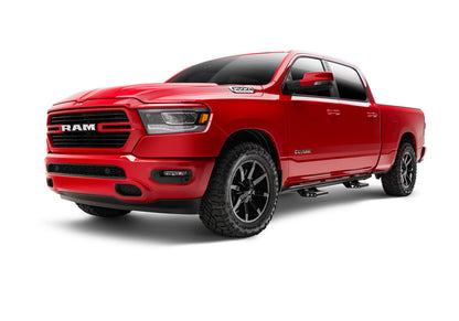 RKR Step System Cab Length (2 Step Mounts/2 Steps per Side) 1.75 Inch Rails 2019-2025 (New Body Style) Ram 1500 Crew Cab Textured Black NFab
