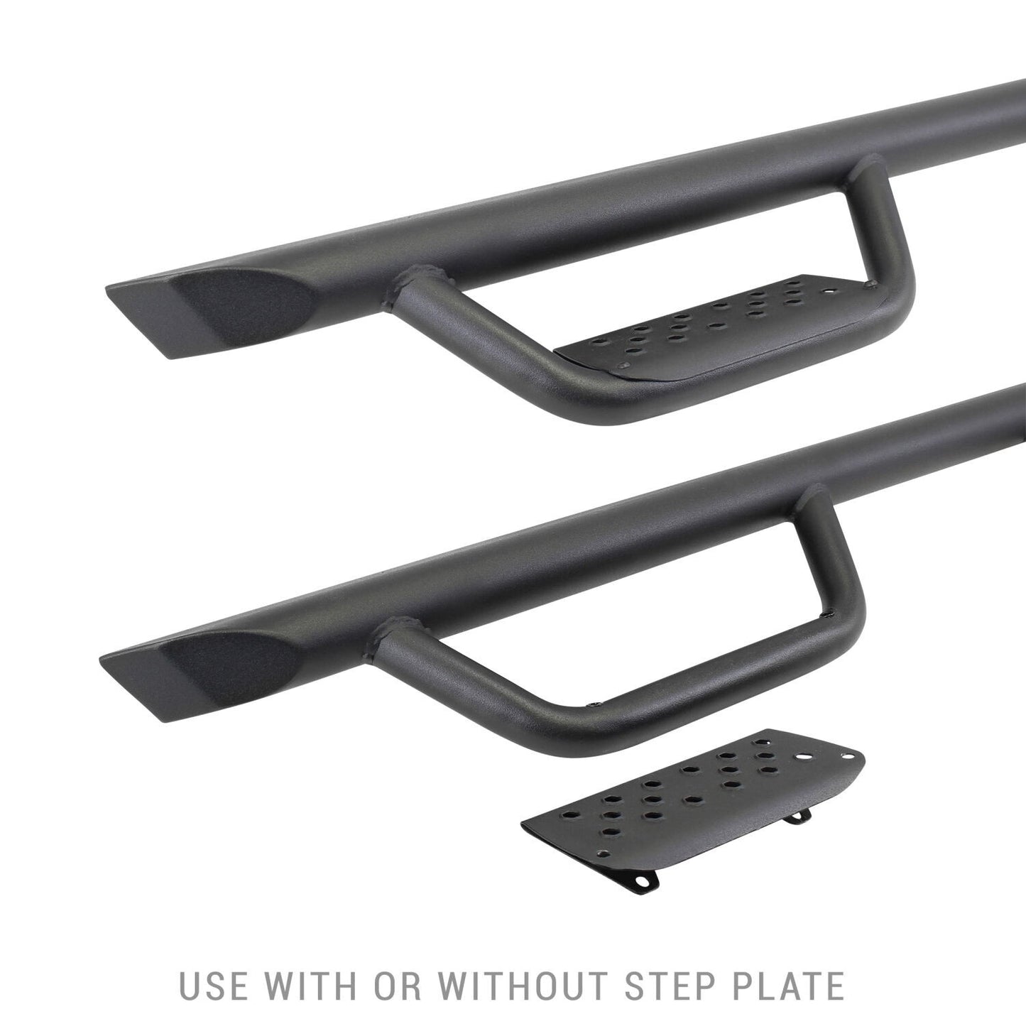 Dominator Xtreme D2 SideSteps Boards Only Textured Black 2021-2025 Ford Bronco Go Rhino