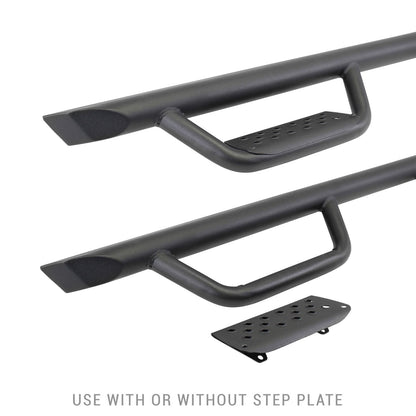 Dominator Xtreme D2 SideSteps Boards Only Textured Black 2021-2025 Ford Bronco Go Rhino