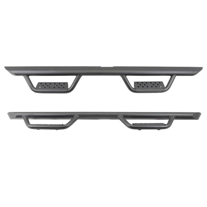 Dominator Xtreme D2 SideSteps Boards Only Textured Black 2018-2026 Jeep Wrangler JL 2021-2025 Ford Bronco Go Rhino